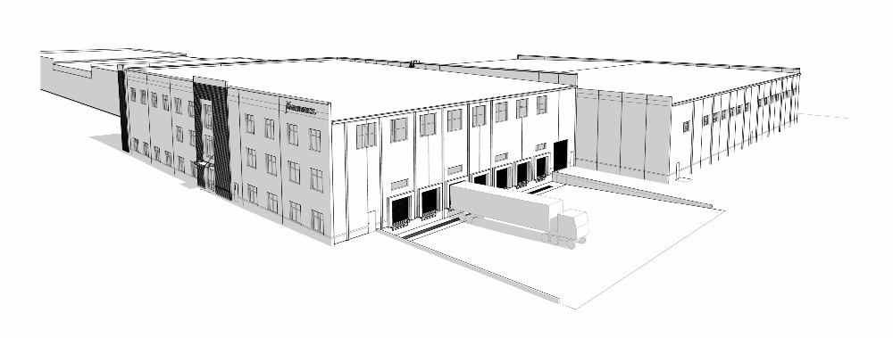 Mankiewicz Coatings has partnered with Choate Construction Company on a 100,000-square-foot expansion to double its operations in Charleston. (Rendering/Provided)